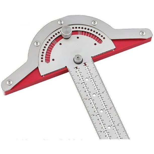 Woodworkers Edge Tool Woodworkers Edge Ruler 2 In 1 Woodworkers Edge Rule And Protractor Measure Tool Woodworkers Edge Rule By Woodpecker
